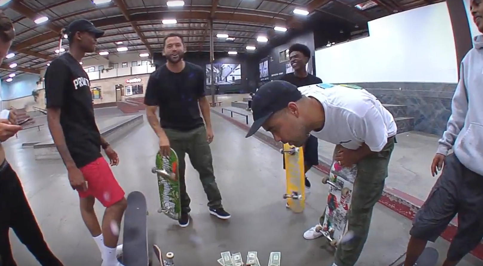 Eric Koston, Paul Rodriguez & the Primitive Skate Team Link up to Play 'Skate or Dice!'