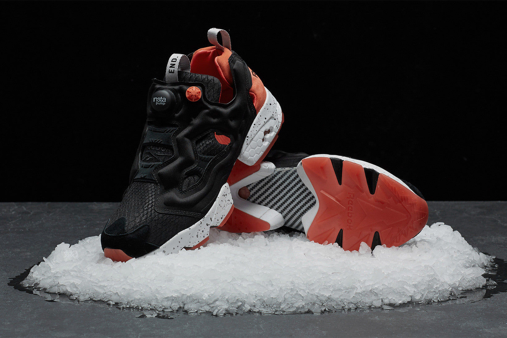 END. & Reebok Unite for a "Black Salmon" Edition of the Instapump Fury