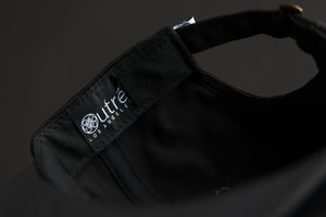 Outre vampire skull black - unstructured 6 panel sweatband woven label