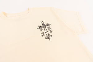 HIGH STAKES TEE- CREAM