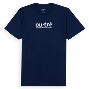 Outre webster navy blue short sleeve shirt