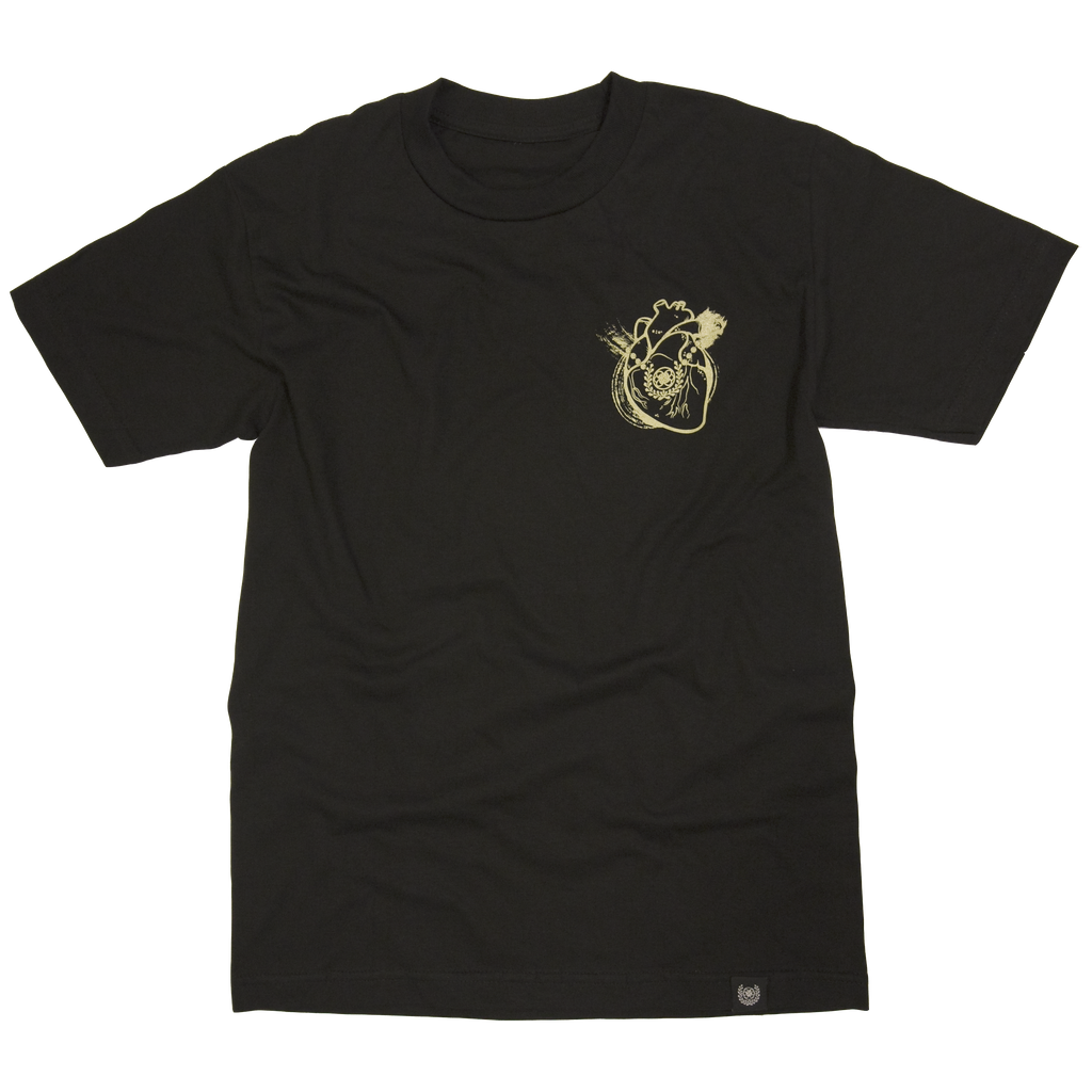 HEART OF A SAMURAI TEE - BLACK