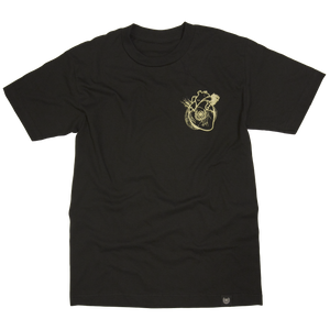 HEART OF A SAMURAI TEE - BLACK